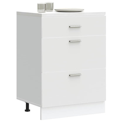 Base da Cucina Bianco in Legno Multistrato