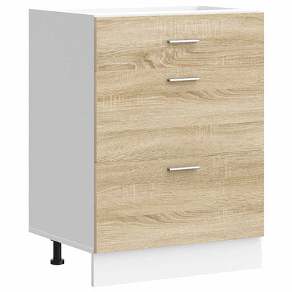 Base da Cucina Rovere Sonoma in Legno Multistrato