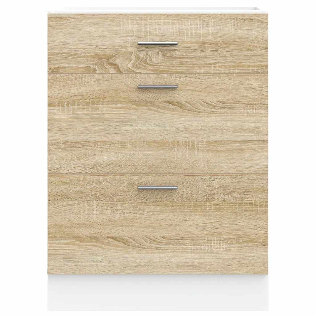 Base da Cucina Rovere Sonoma in Legno Multistrato