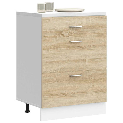 Base da Cucina Rovere Sonoma in Legno Multistrato