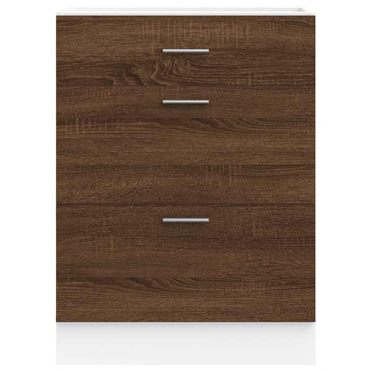 Base da Cucina Rovere Marrone in Legno Multistrato