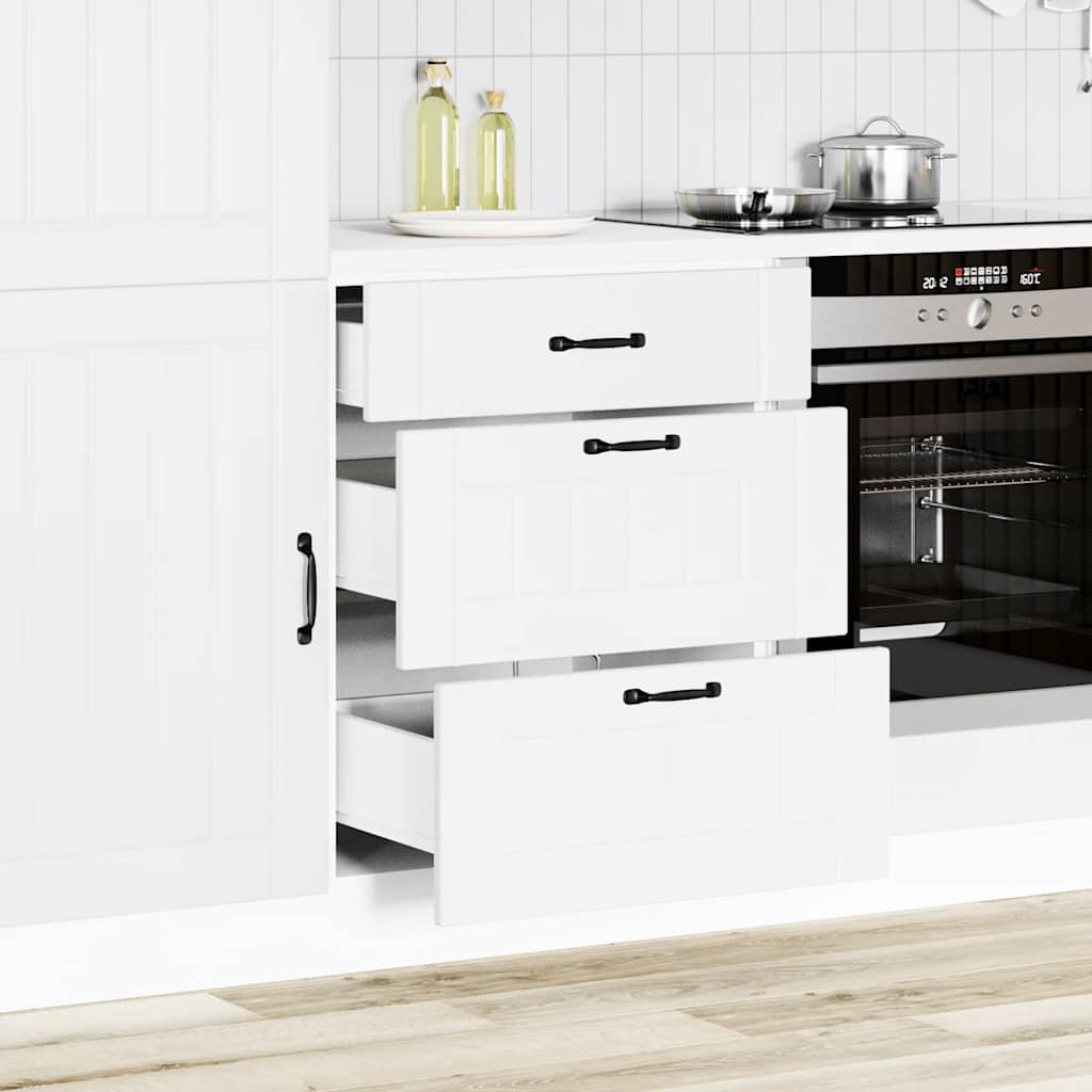 Base da Cucina Lucca Bianco in Legno Multistrato