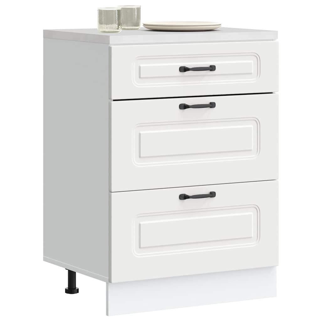 Base da Cucina Kalmar Bianco in Legno Multistrato