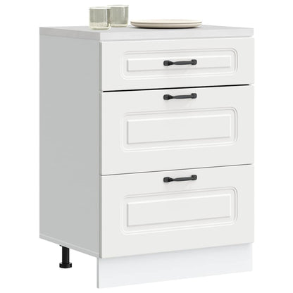 Base da Cucina Kalmar Bianco in Legno Multistrato