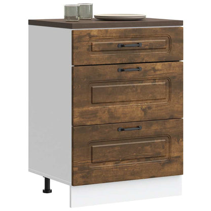Base da Cucina Kalmar Rovere Fumo in Legno Multistrato