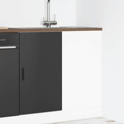 Mobile Base Lavello Nero in Legno Multistrato