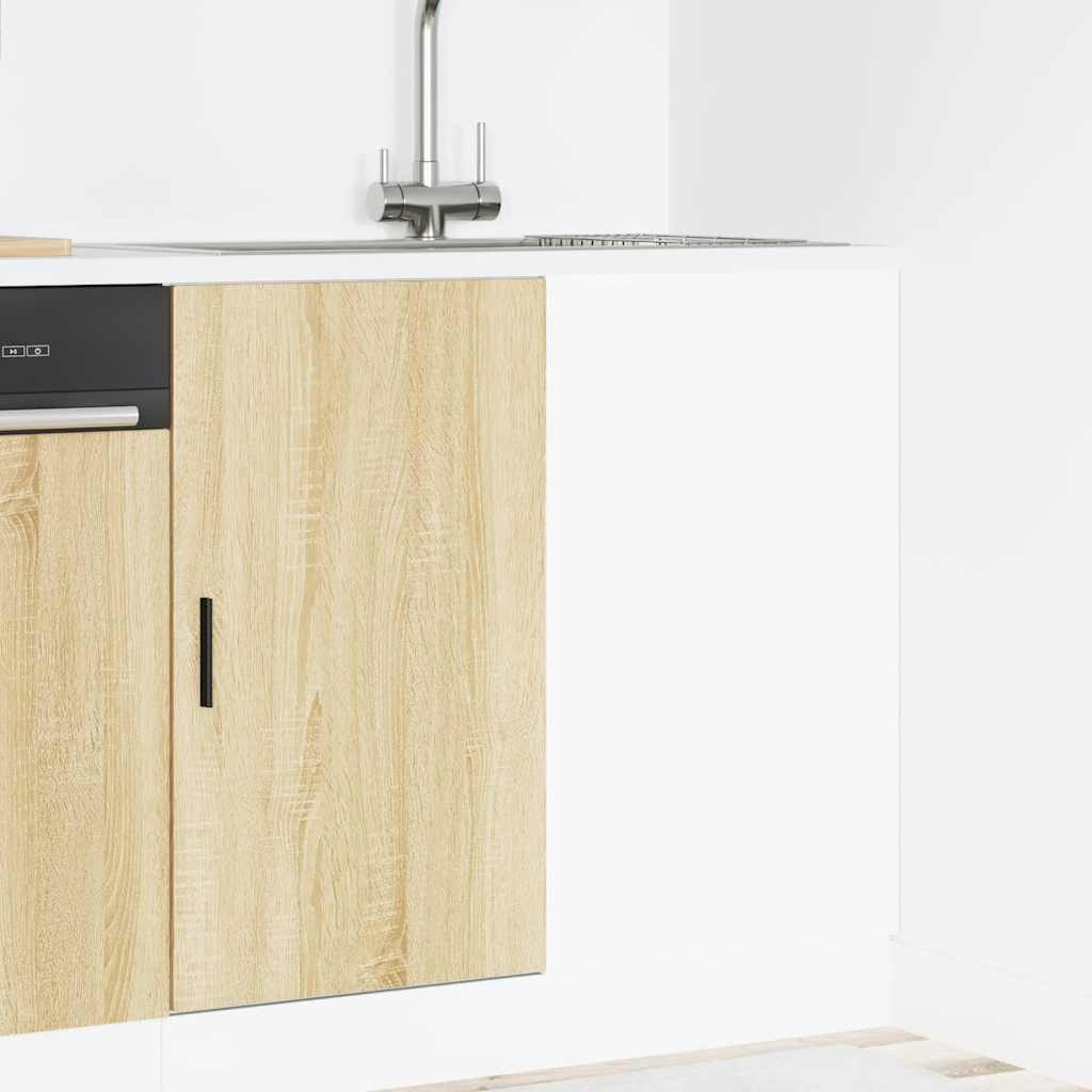 Mobile Base Lavello Rovere Sonoma in Legno Multistrato