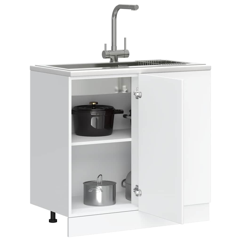Base da Cucina Porto Bianco in Legno Multistrato