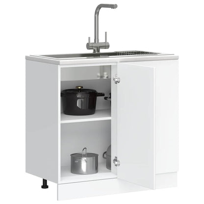 Base da Cucina Porto Bianco in Legno Multistrato