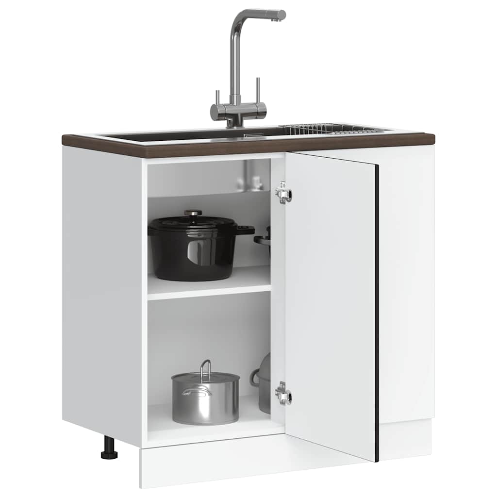 Base da Cucina Porto Nero in Legno Multistrato