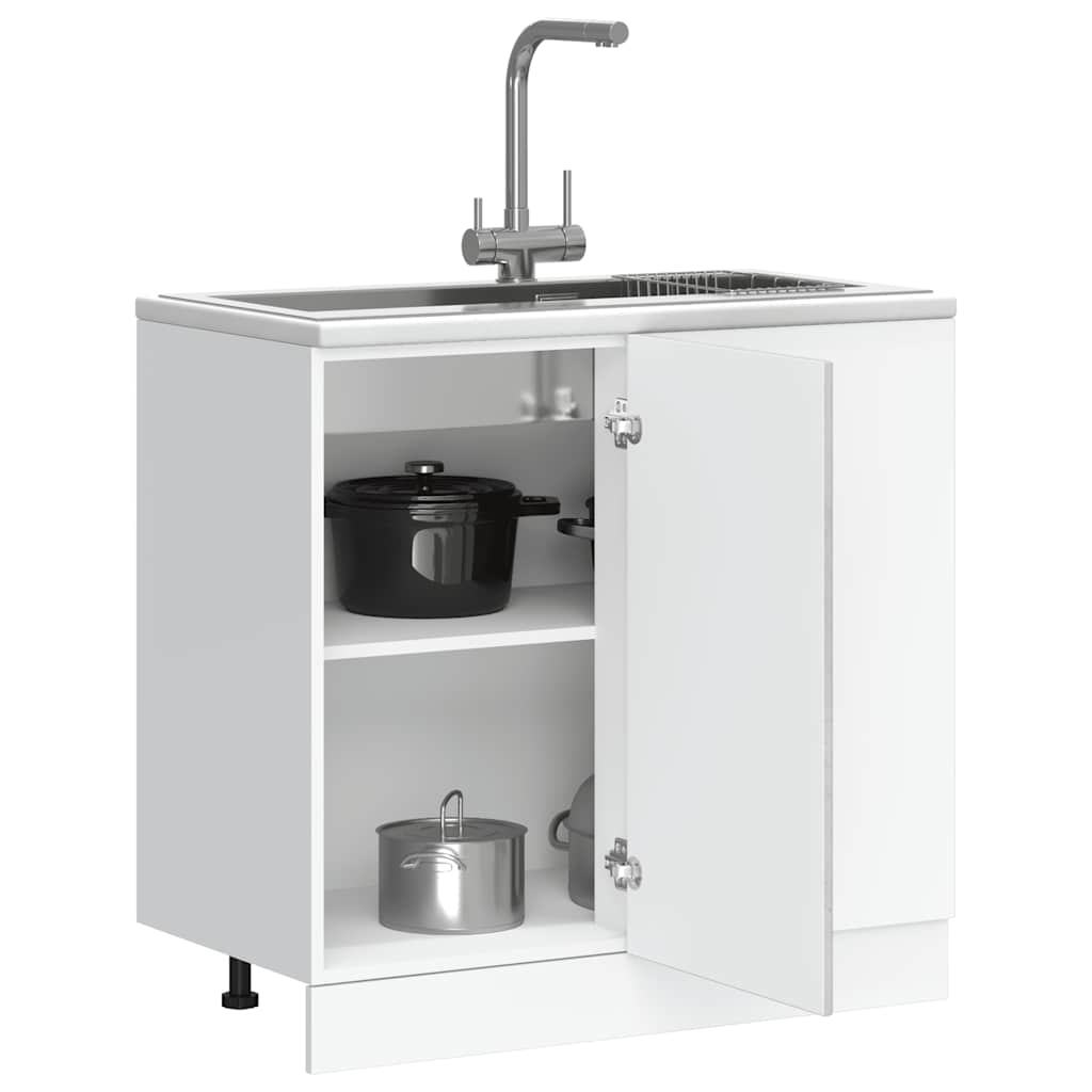 Base da Cucina Porto Grigio Cemento in Legno Multistrato
