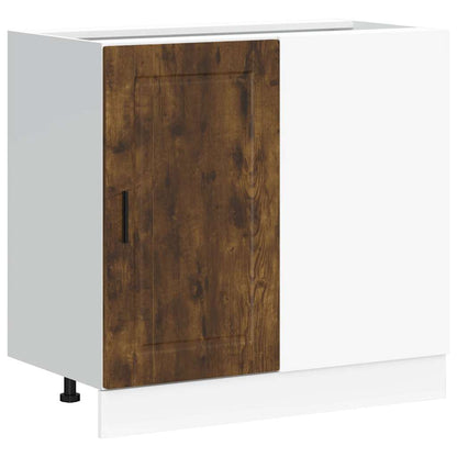 Base da Cucina Porto Rovere Fumo in Legno Multistrato