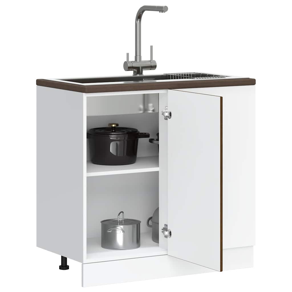 Base da Cucina Porto Rovere Marrone in Legno Multistrato