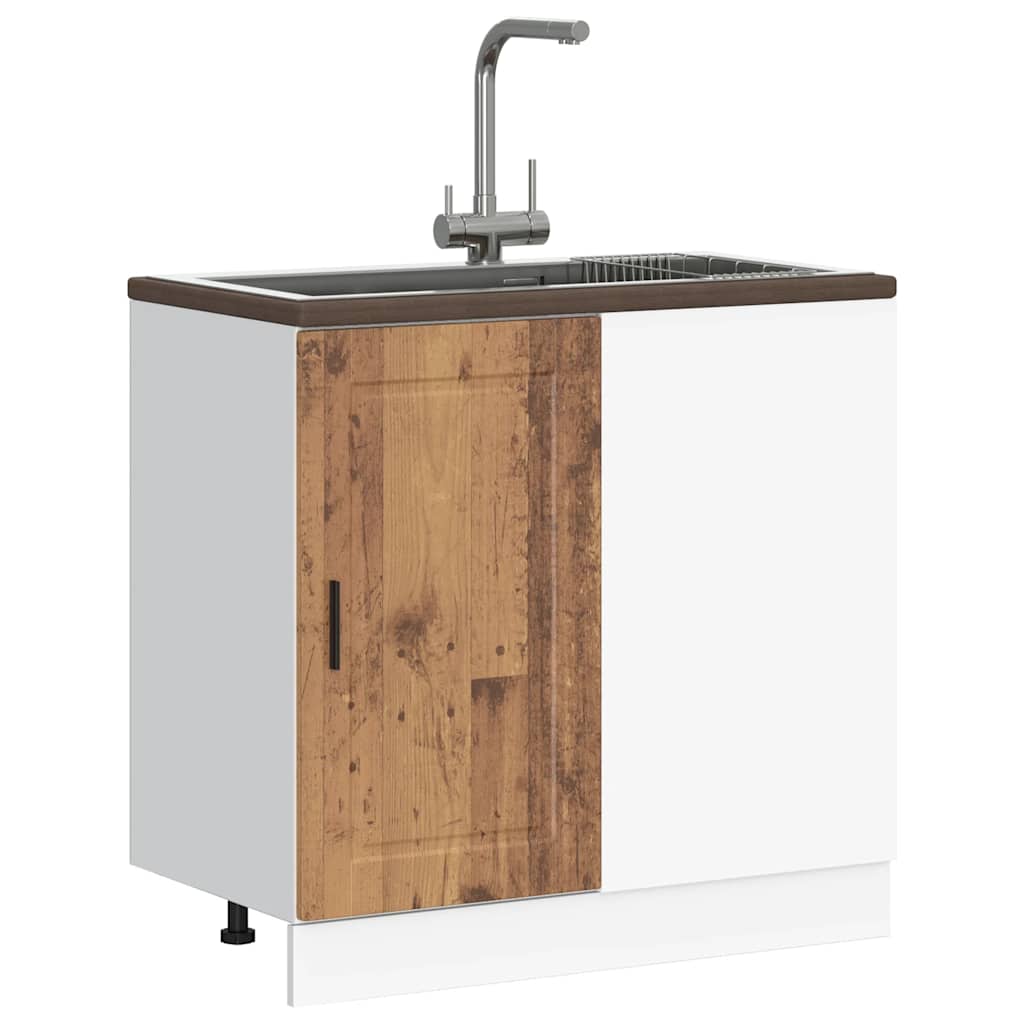 Base da Cucina Porto Legno Antico in Legno Multistrato
