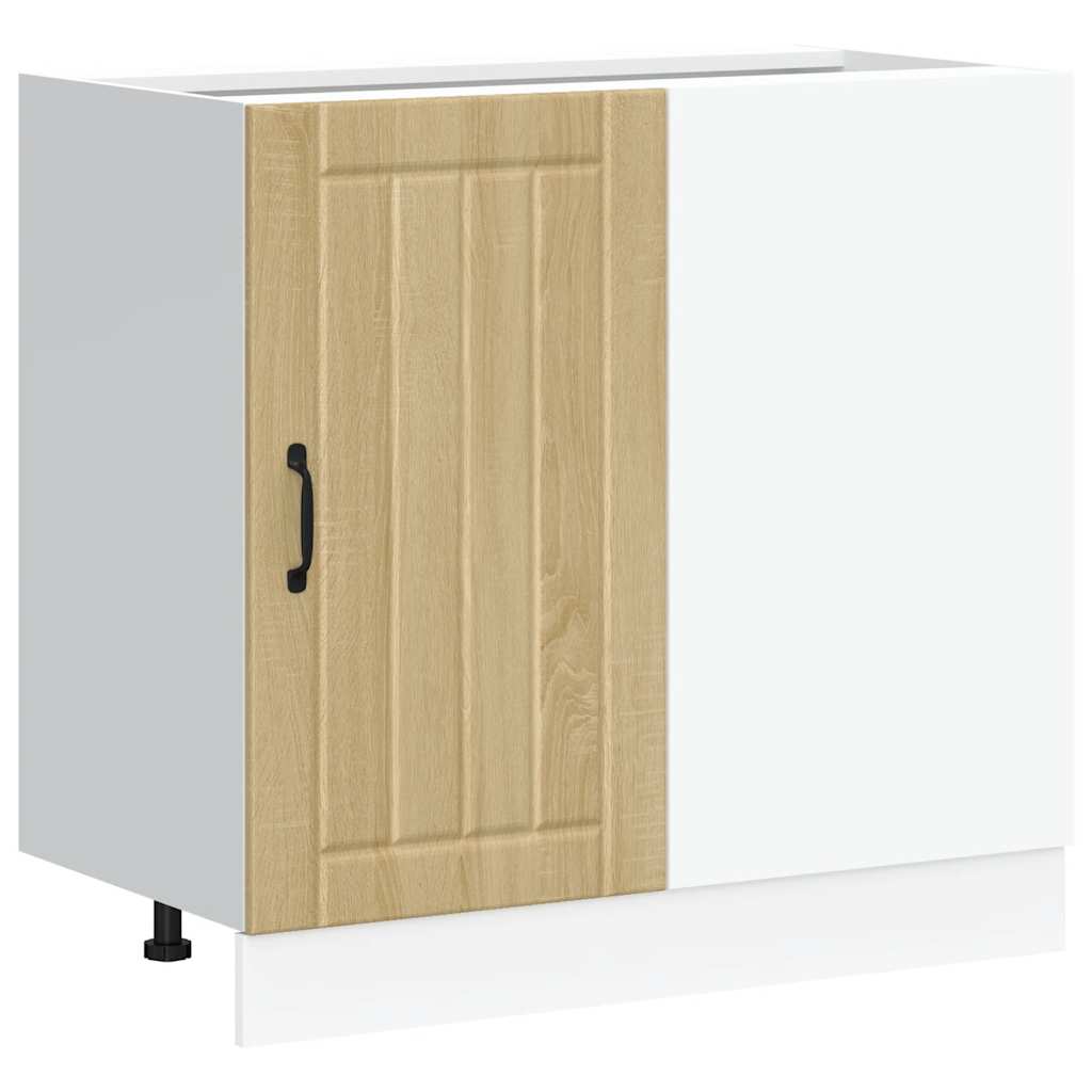 Mobile Base Lavello Lucca Rovere Sonoma in Legno Multistrato