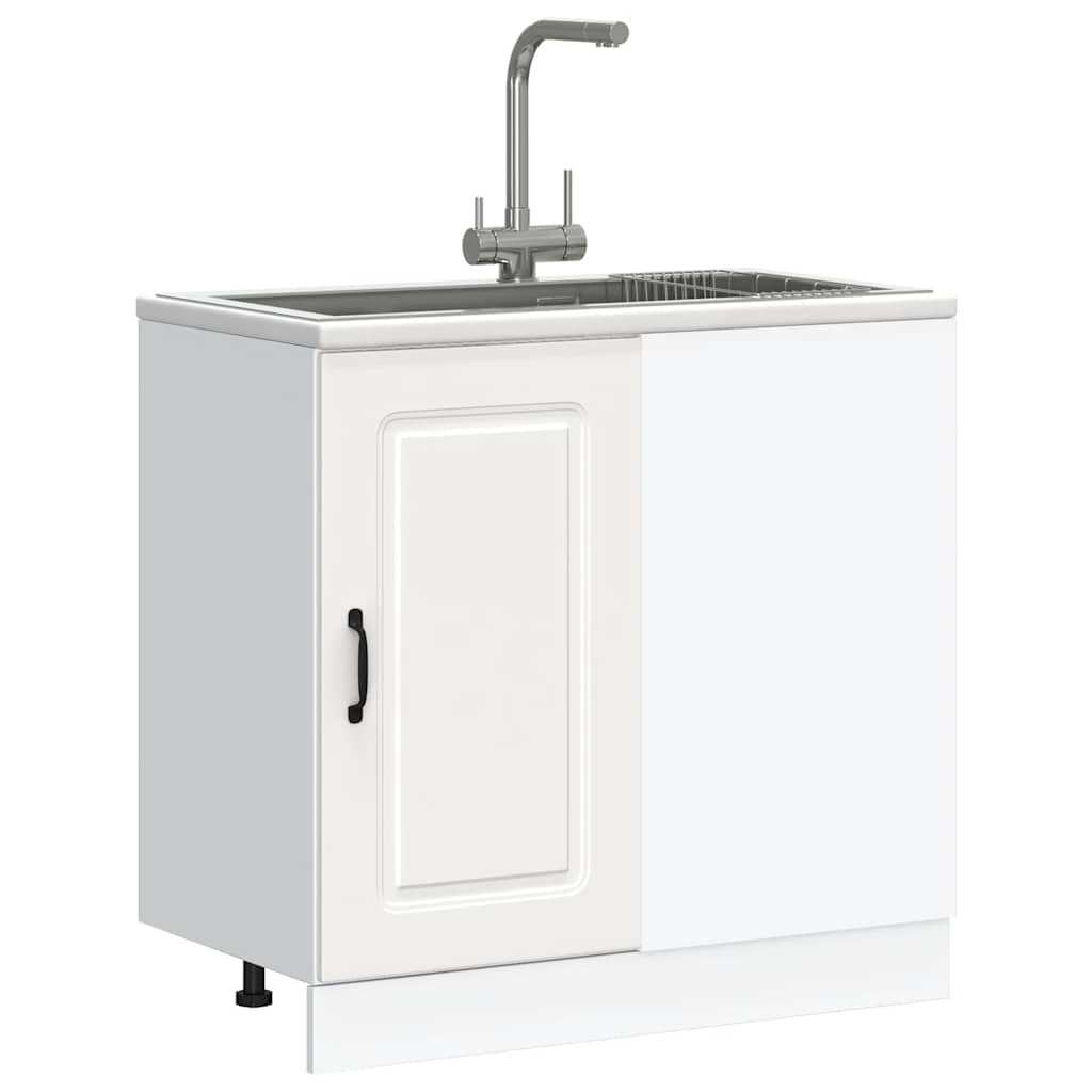 Base da Cucina Kalmar Bianco in Legno Multistrato