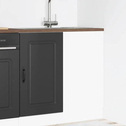 Base da Cucina Kalmar Nero in Legno Multistrato