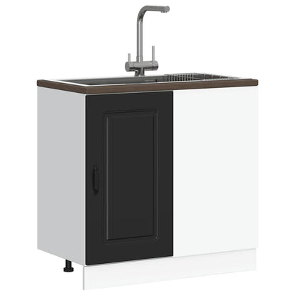 Base da Cucina Kalmar Nero in Legno Multistrato
