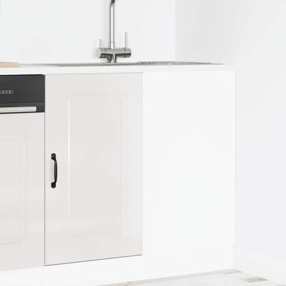 Base da Cucina Kalmar Bianco Lucido in Legno Multistrato