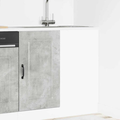 Base da Cucina Kalmar Grigio Cemento in Legno Multistrato