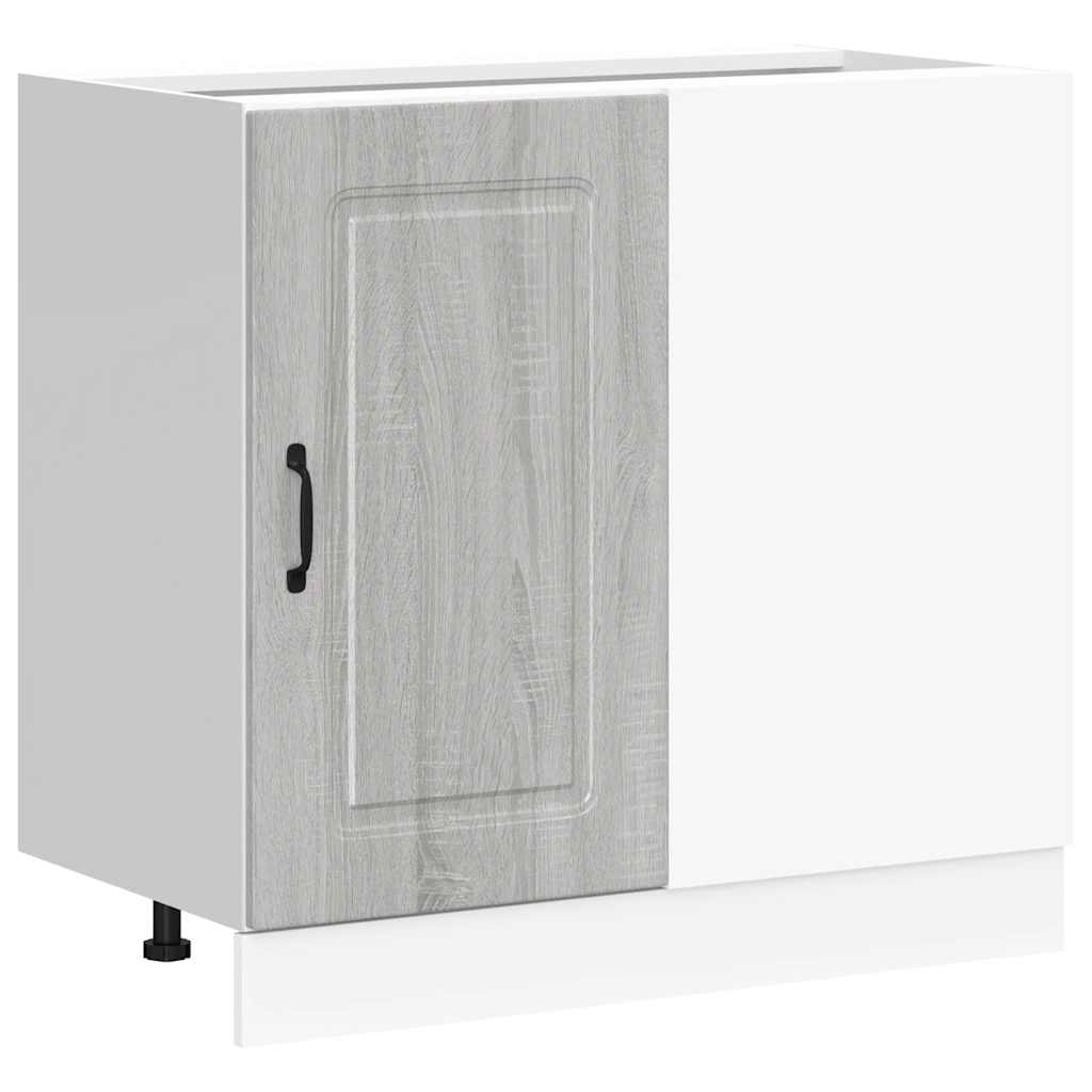 Base da Cucina Kalmar Grigio Sonoma in Legno Multistrato