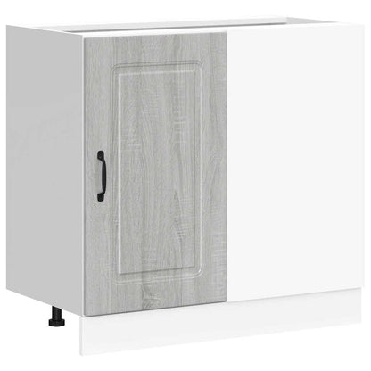 Base da Cucina Kalmar Grigio Sonoma in Legno Multistrato