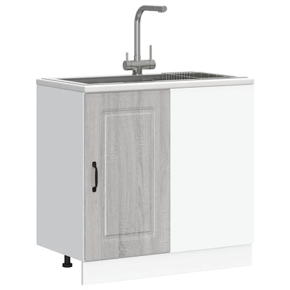 Base da Cucina Kalmar Grigio Sonoma in Legno Multistrato