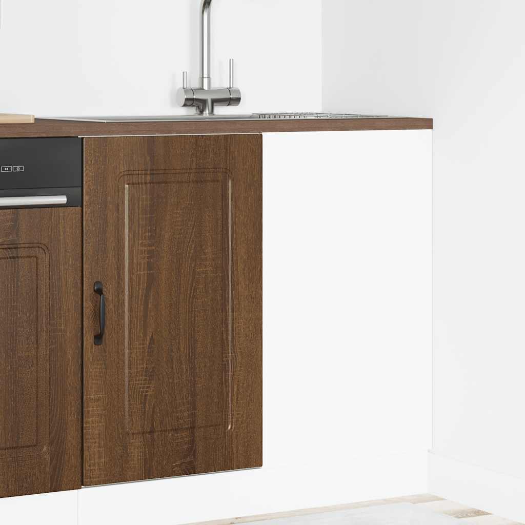 Base da Cucina Kalmar Rovere Marrone in Legno Multistrato