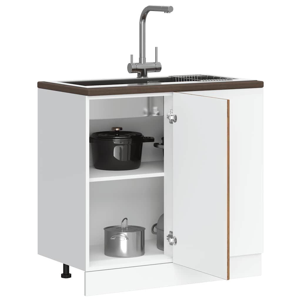 Base da Cucina Kalmar Legno Vecchio in Legno Multistrato