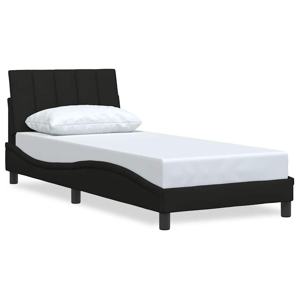Giroletto senza Materasso Hanko Nero 80x200 cm Tessuto