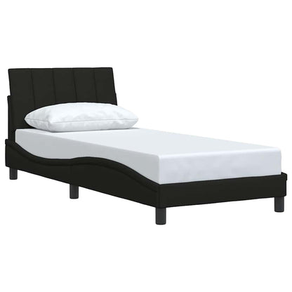 Giroletto senza Materasso Hanko Nero 80x200 cm Tessuto