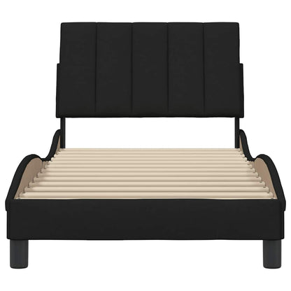 Giroletto senza Materasso Hanko Nero 80x200 cm Tessuto