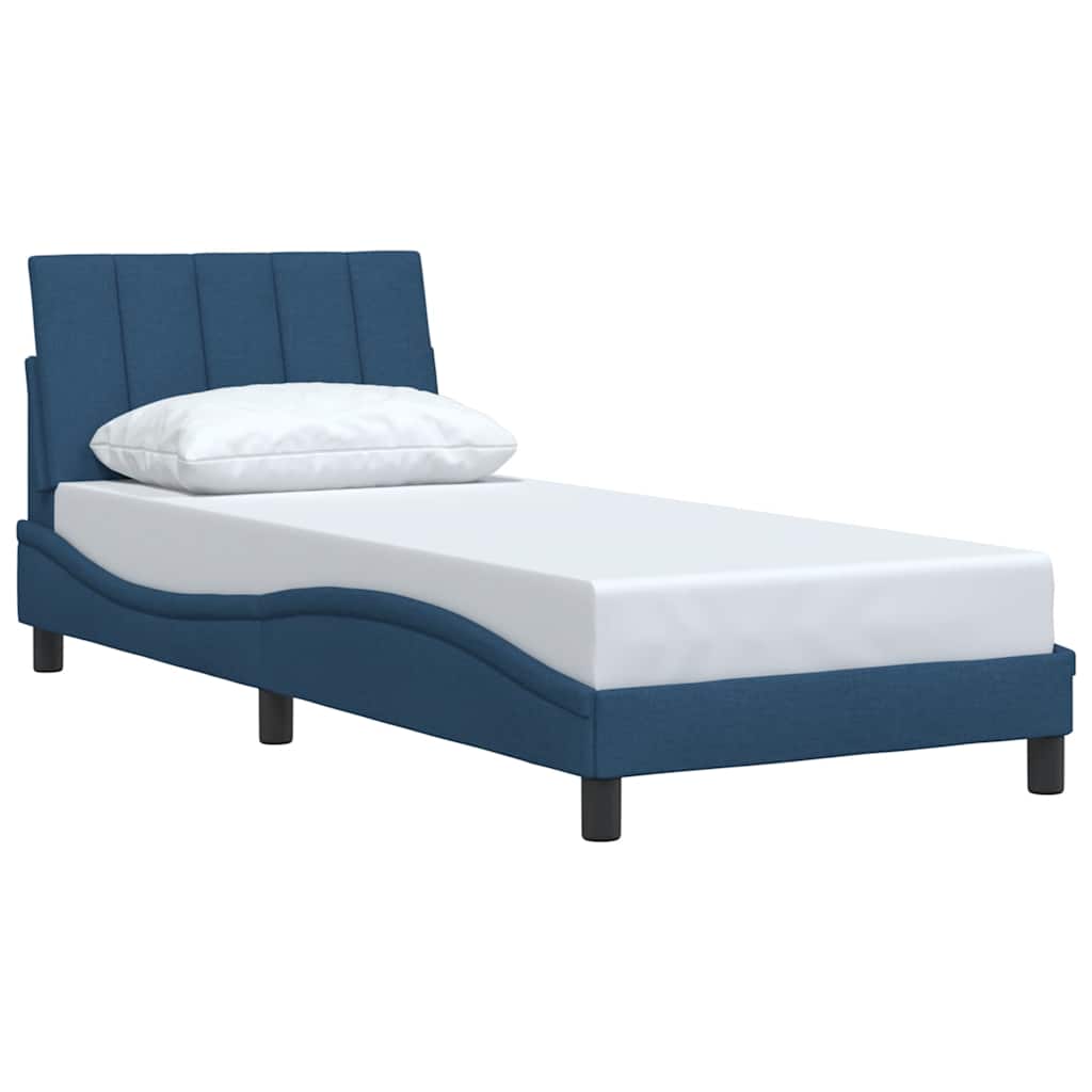 Giroletto senza Materasso Hanko Blu 80x200 cm in Tessuto