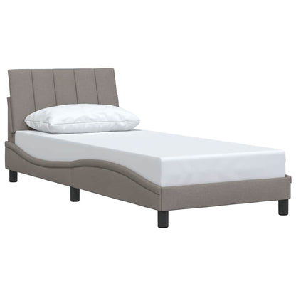 Giroletto senza Materasso Hanko Tortora 90x190 cm Tessuto