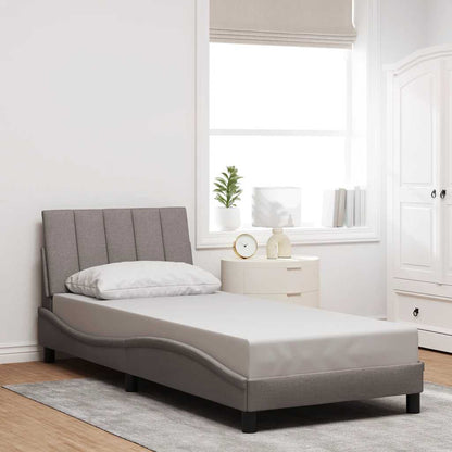 Giroletto senza Materasso Hanko Tortora 90x190 cm Tessuto