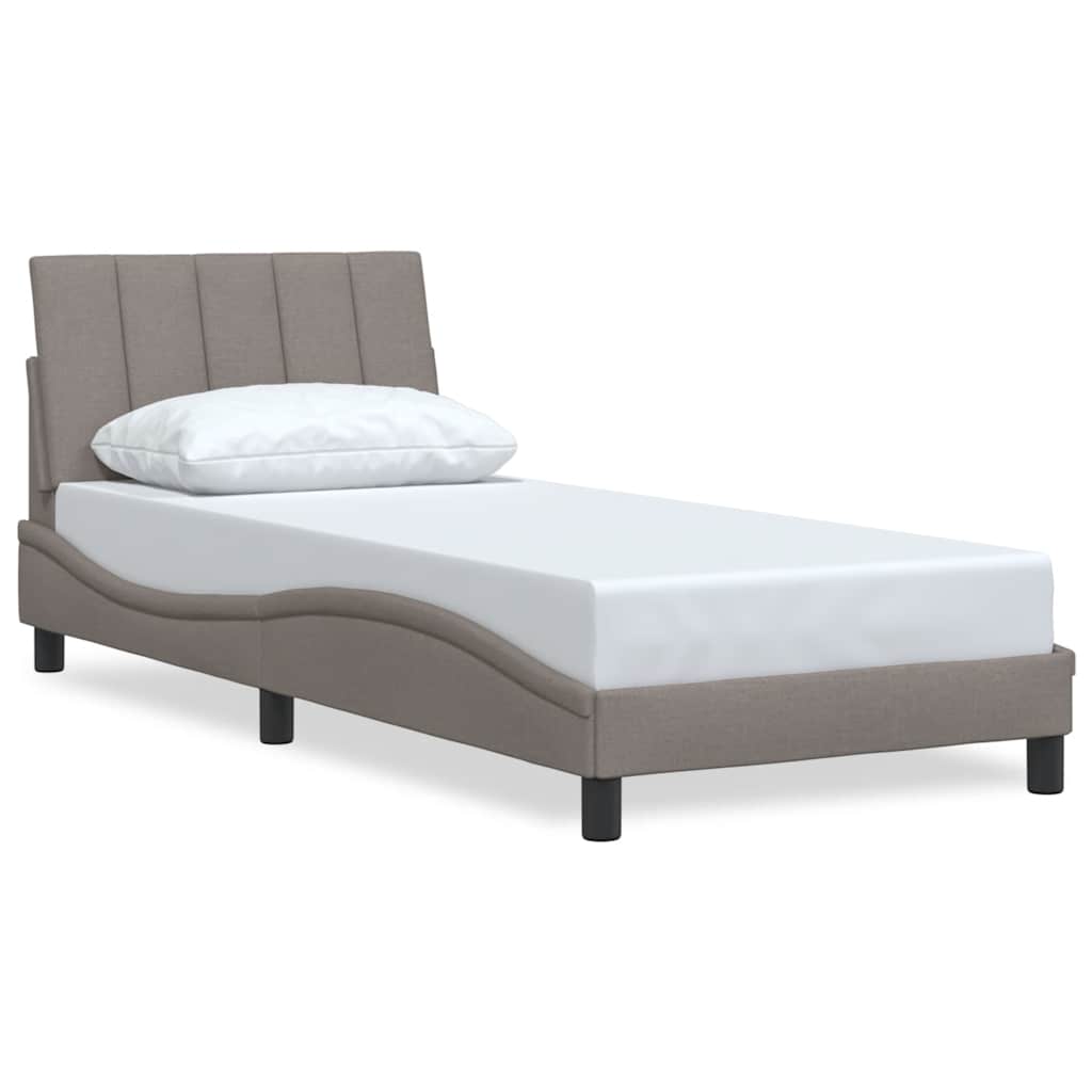 Giroletto senza Materasso Hanko Tortora 90x200 cm Tessuto