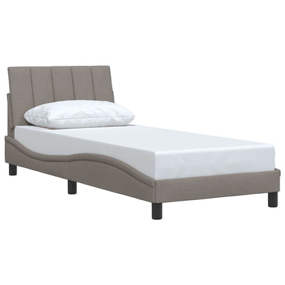 Giroletto senza Materasso Hanko Tortora 90x200 cm Tessuto