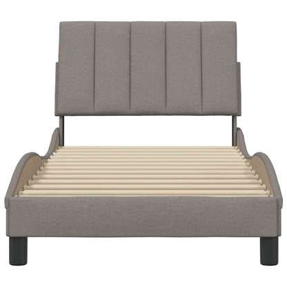 Giroletto senza Materasso Hanko Tortora 90x200 cm Tessuto