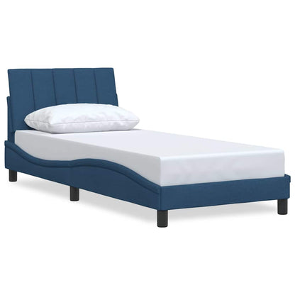 Giroletto senza Materasso Hanko Blu 90x200 cm in Tessuto
