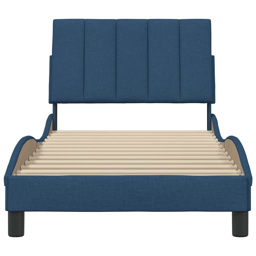 Giroletto senza Materasso Hanko Blu 90x200 cm in Tessuto