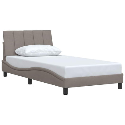 Giroletto senza Materasso Hanko Tortora 100x200 cm in Tessuto