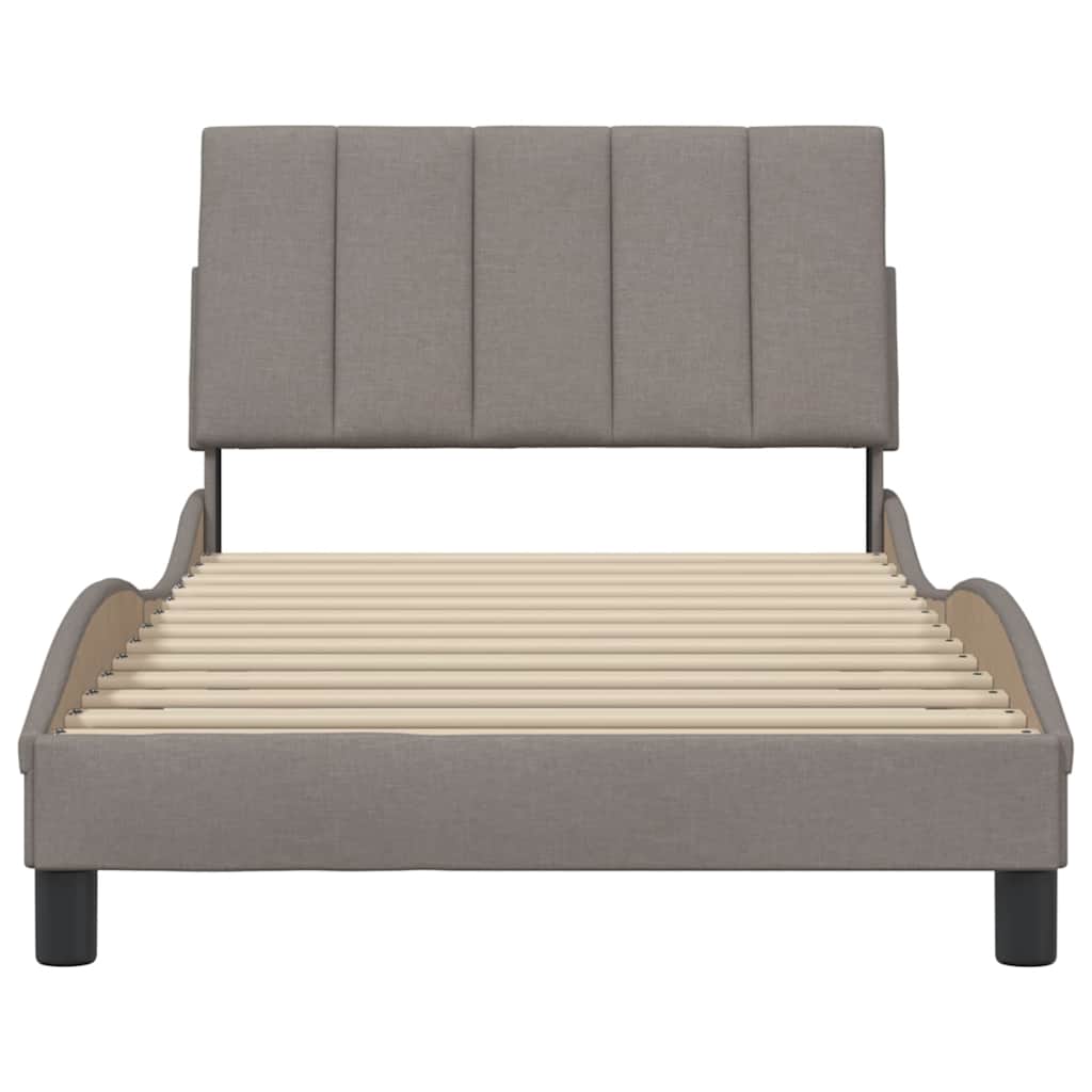 Giroletto senza Materasso Hanko Tortora 100x200 cm in Tessuto