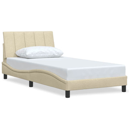 Giroletto senza Materasso Hanko Crema 100x200 cm in Tessuto