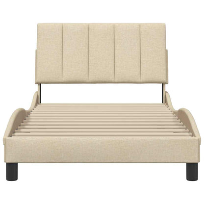Giroletto senza Materasso Hanko Crema 100x200 cm in Tessuto