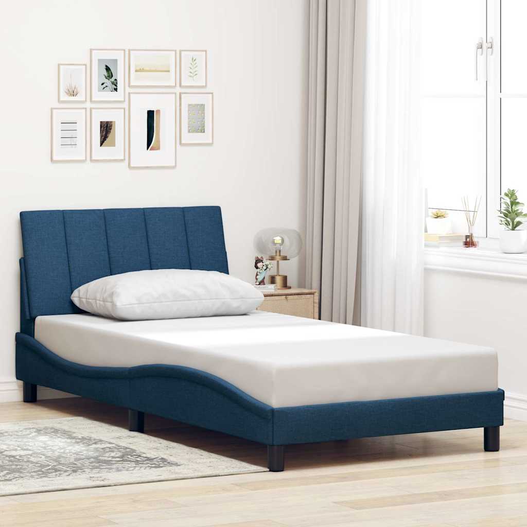 Giroletto senza Materasso Hanko Blu 100x200 cm in Tessuto