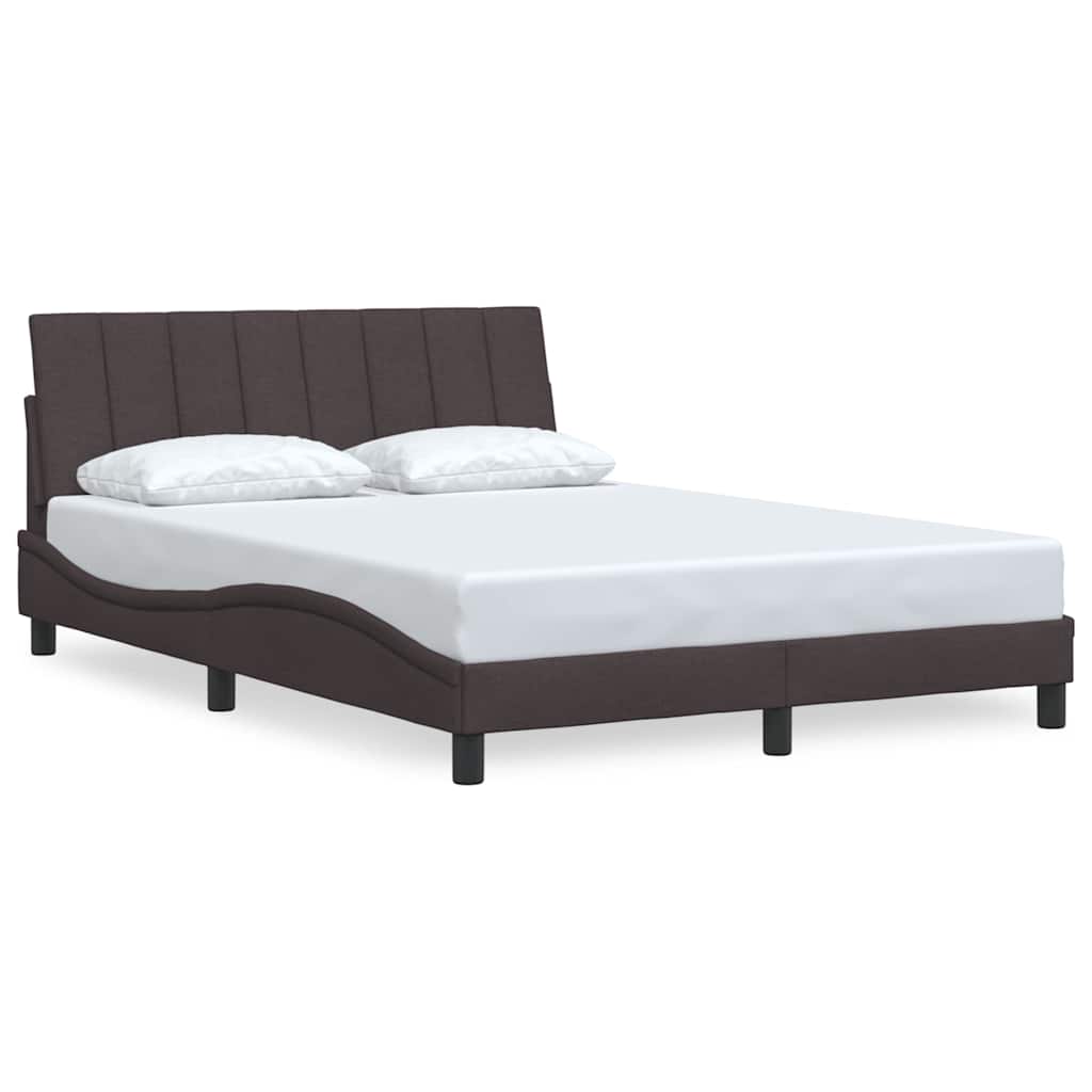 Giroletto senza Materasso Hanko Marrone Scuro 120x200 cm Tessuto