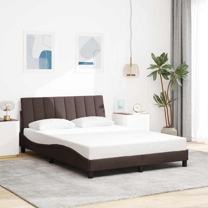 Giroletto senza Materasso Hanko Marrone Scuro 120x200 cm Tessuto