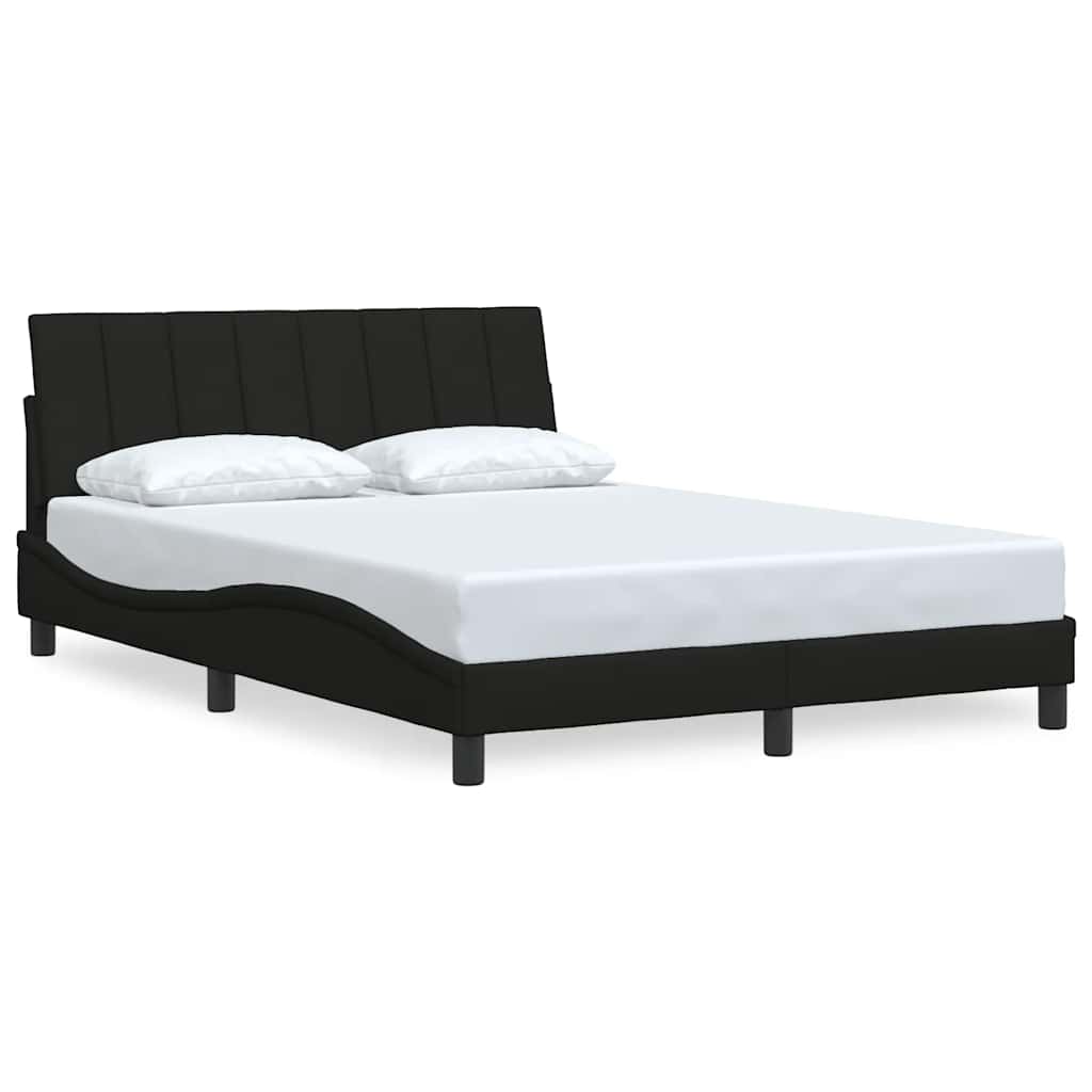 Giroletto senza Materasso Hanko Nero 140x190 cm in Tessuto