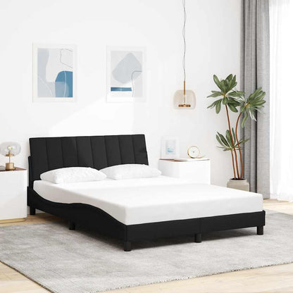 Giroletto senza Materasso Hanko Nero 140x190 cm in Tessuto