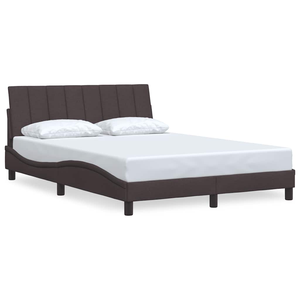 Giroletto senza Materasso Hanko Marrone Scuro 140x190 cm Tessuto